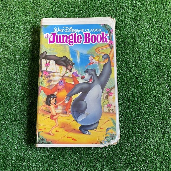 The Jungle Book Disney Classic Black Diamond Collection VHS Tested Vintage - Picture 1 of 10
